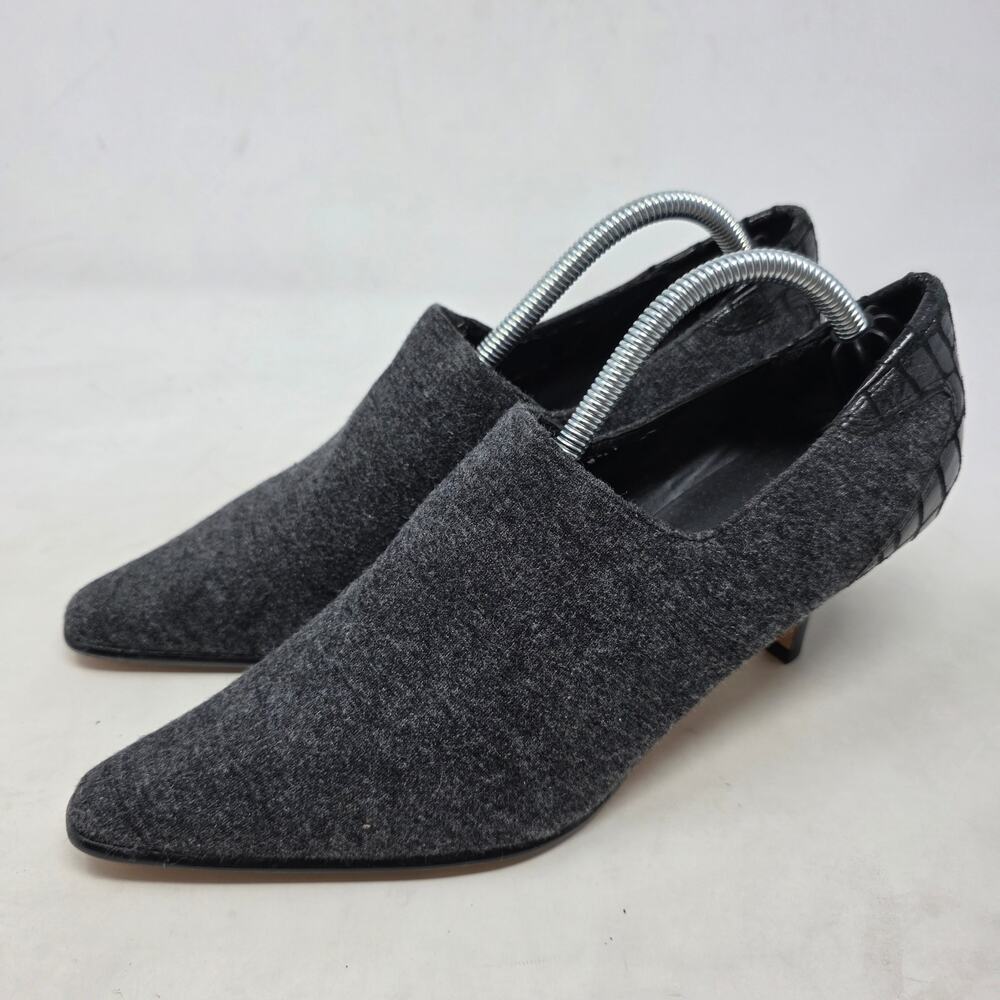 Donald J. Pliner Charcoal Ankle Booties